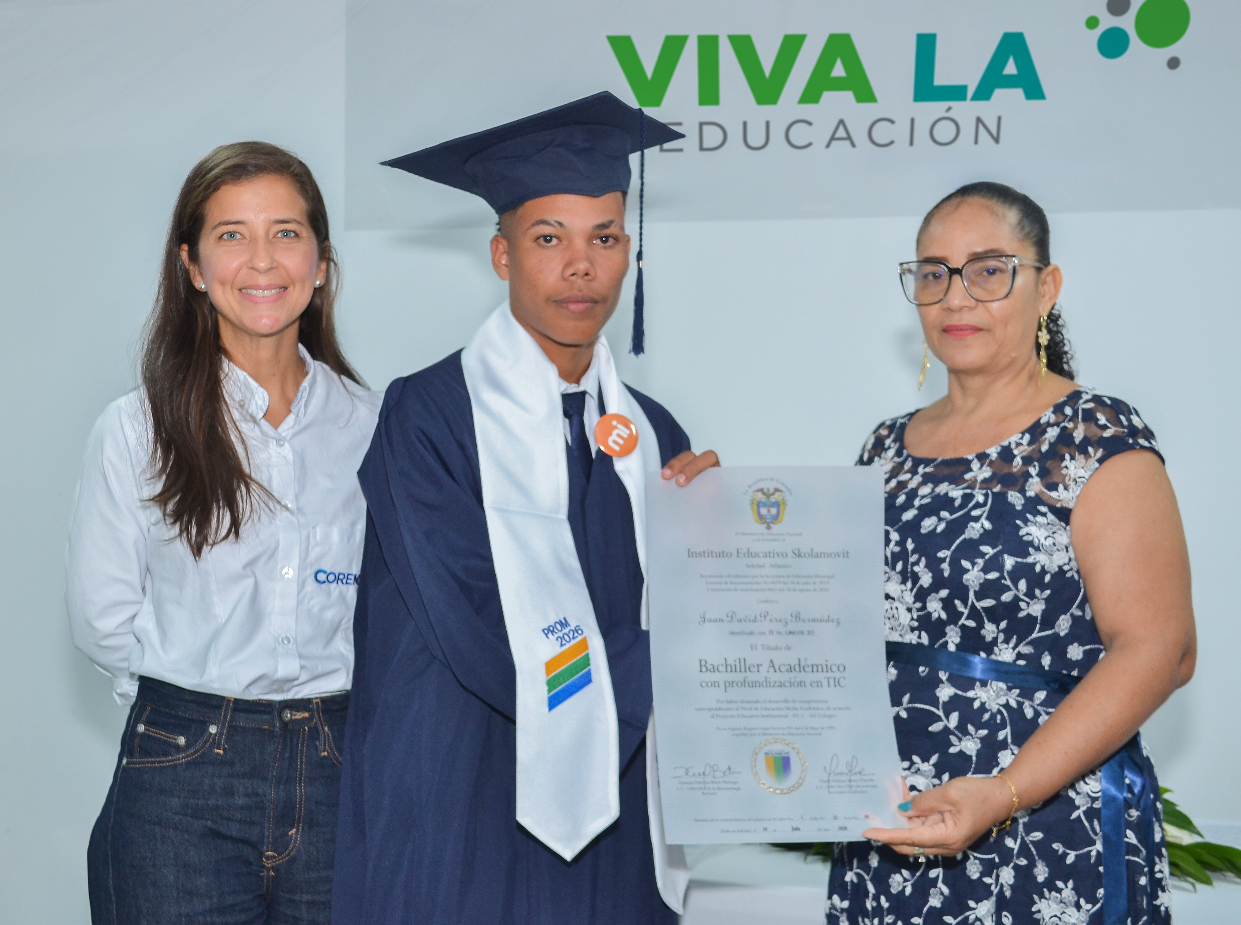 Más de 180 habitantes de Palermo han culminado su bachillerato mediante programa de validación de Grupo Coremar.