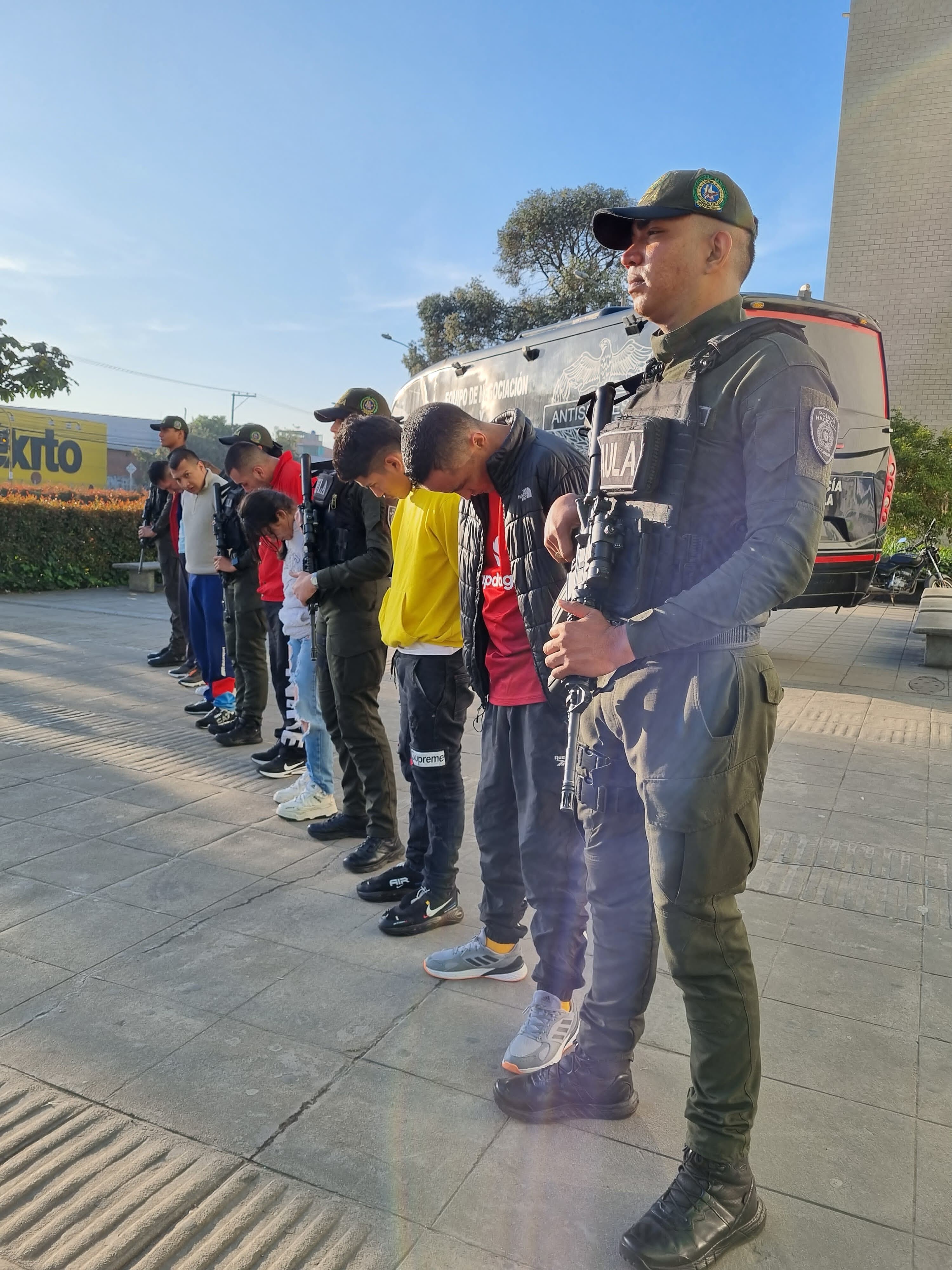 La operación fue articulada entre la Policía de Bogotá y la Fiscalía Seccional Bogotá.