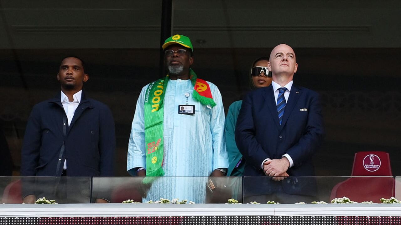 Samuel Eto'o, presidente de la Federación Camerunesa de Fútbol