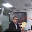 El exdirector de la UNGRD, Olmedo López, en la declaración ante la Fiscalía por el escándalo de corrupción en la entidad.