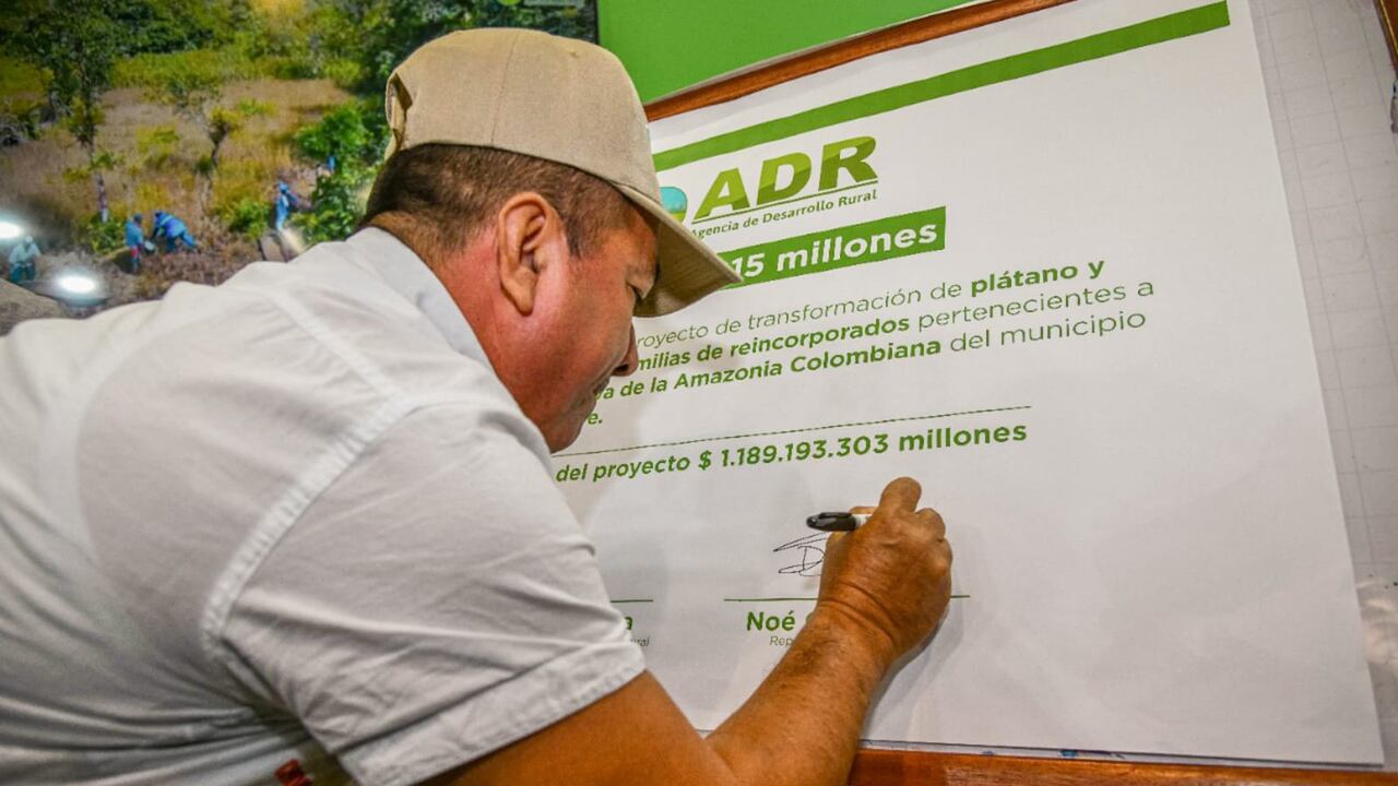 El excombatiente de las otrora Farc Noé Gutiérrez