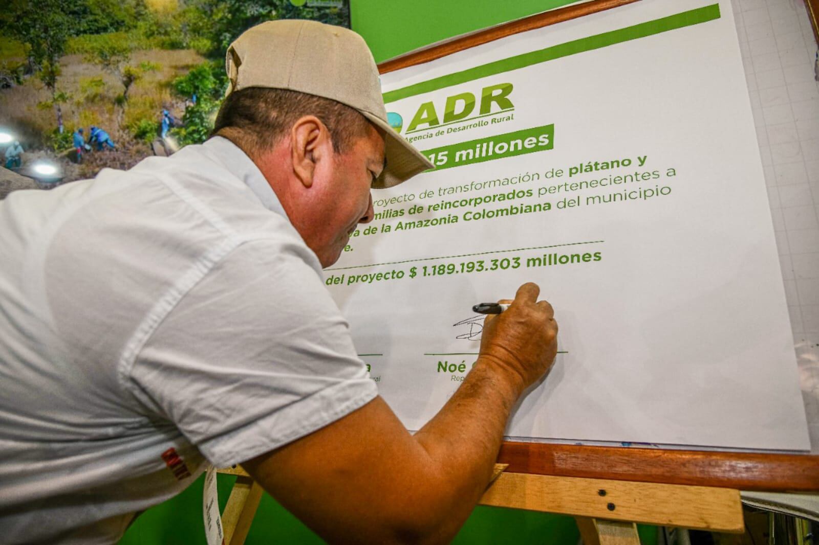 El excombatiente de las otrora Farc Noé Gutiérrez