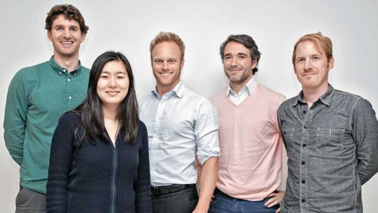 De izquierda a derecha: Craig Edelman, Wenyi Cai, Ash Kirvan, Carlos Fernández de la Pradilla y Kevin McElroy, socios de Polymath Ventures.