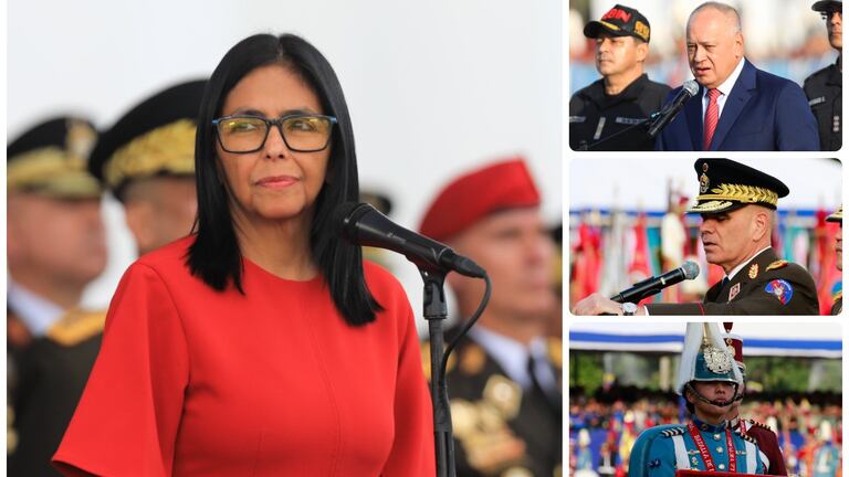 Delcy Rodríguez dio sorpresiva orden a Diosdado Cabello y a Vladimir Padrino en pleno evento militar, pese a advertencias de EE. UU.