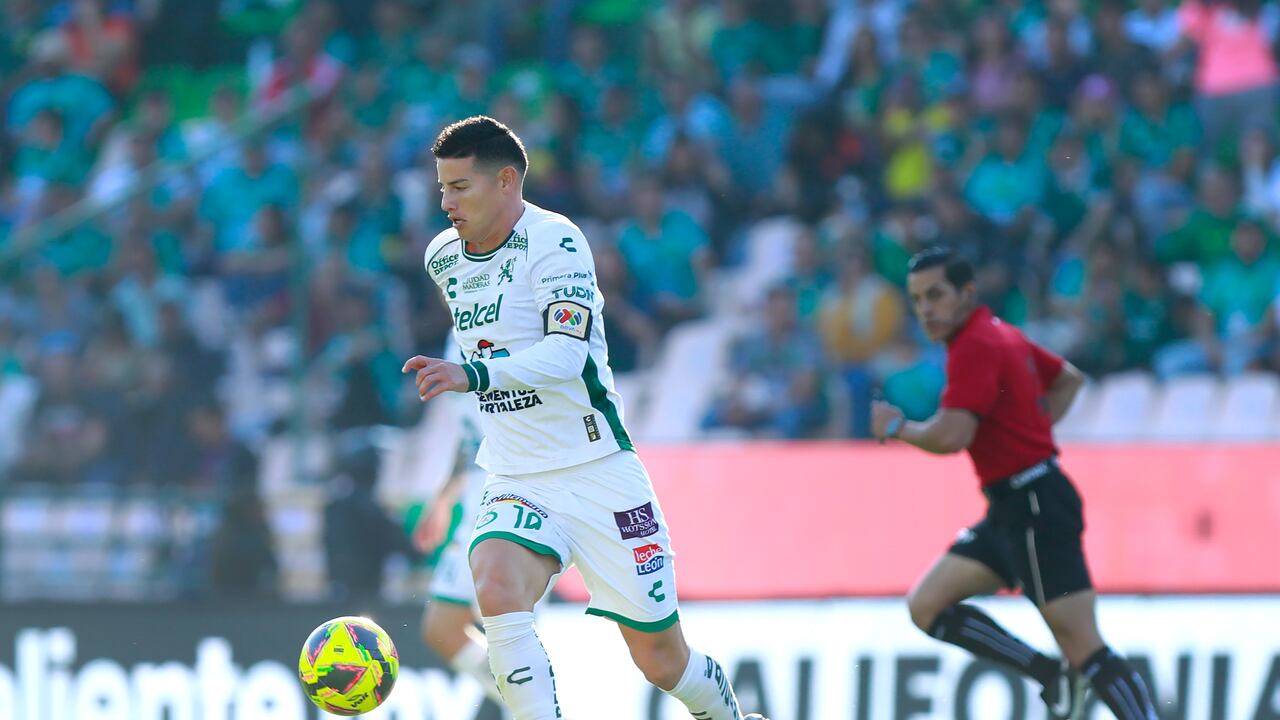 Prensa “enloquece” con primer gol de James Rodríguez con el León de México