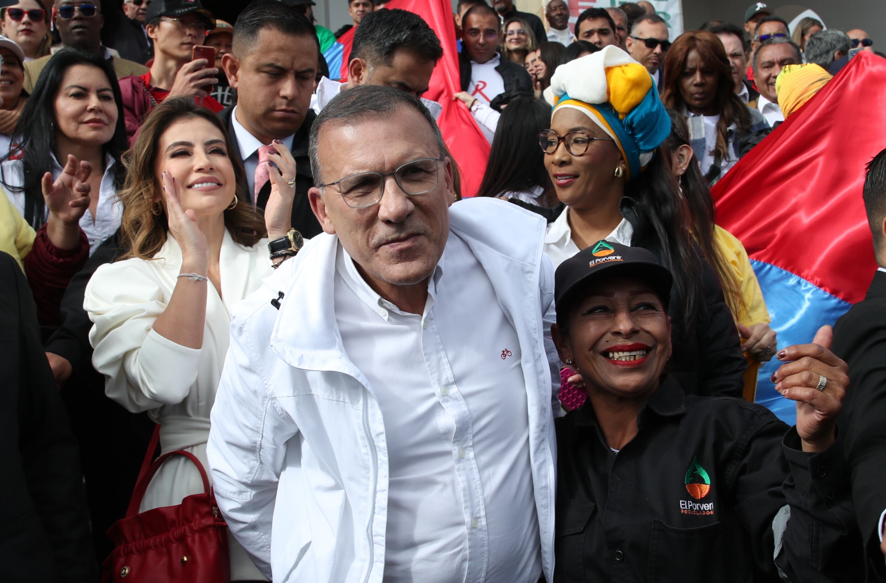 Roy Barreras, precandidato presidencial en Monserrate.