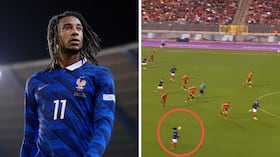 Michael Olise anotó un golazo en Francia vs. Bélgica.