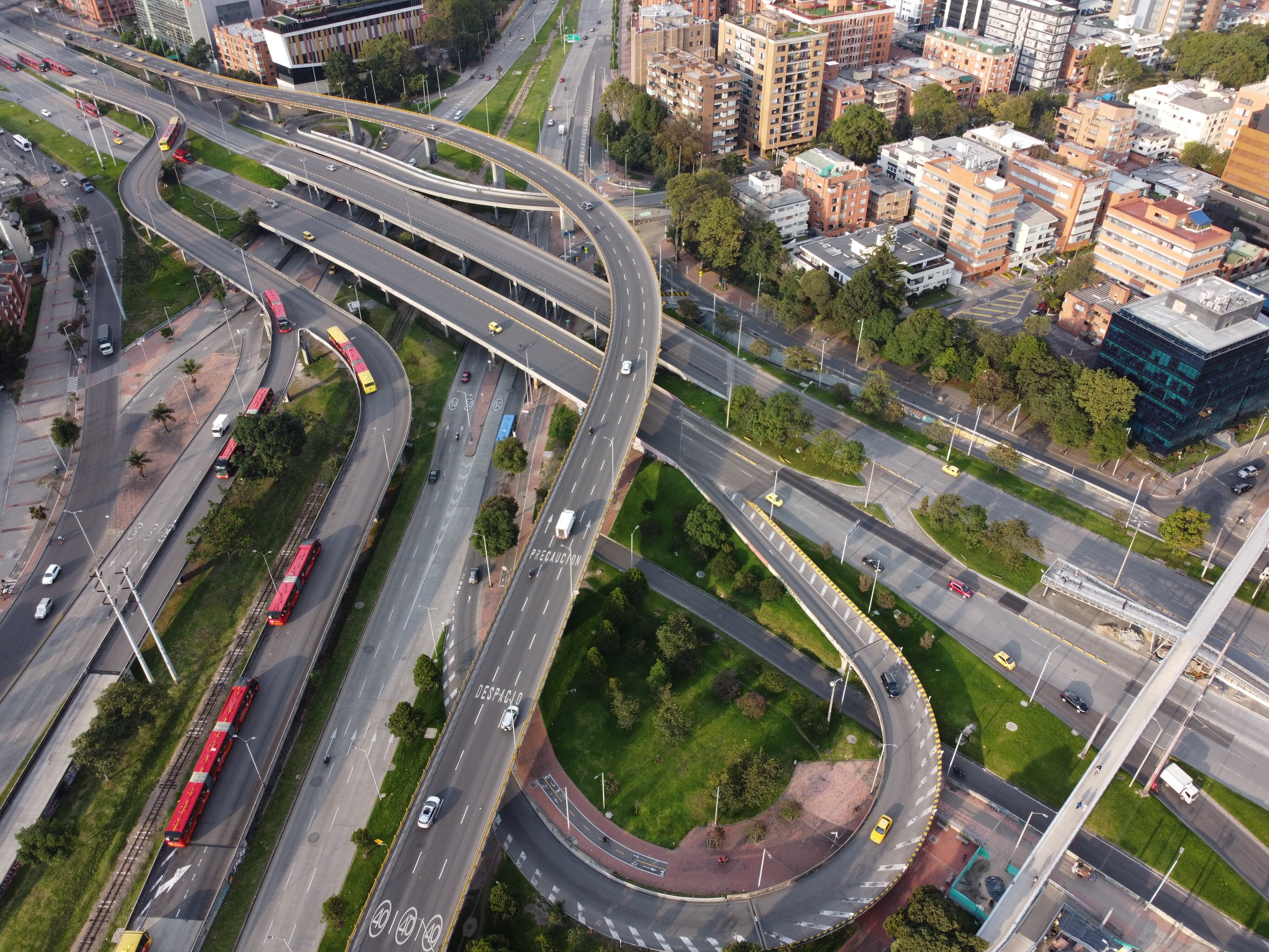 Panorámicas Bogota en cuarentena estricta abril 16 de 2021