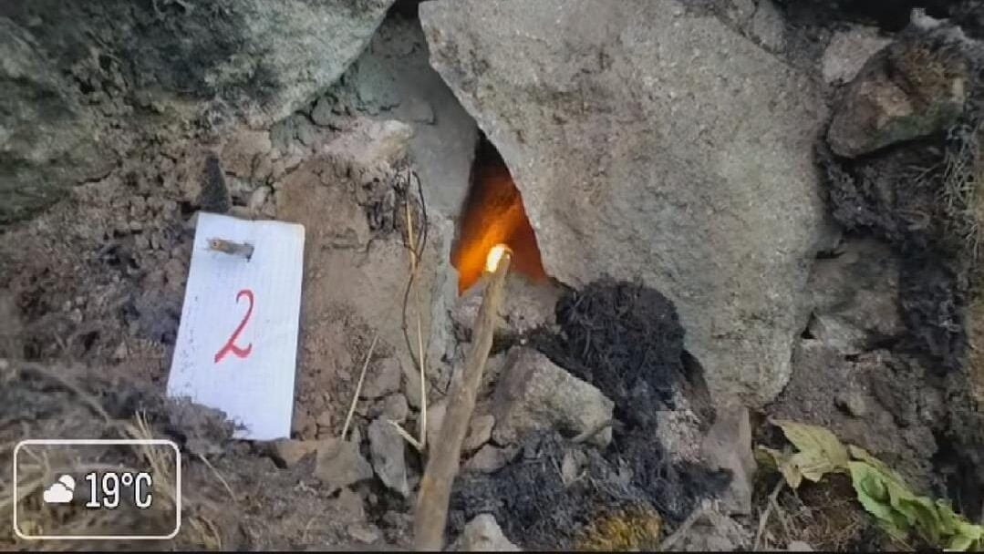 Flamas en Cerro Bravo