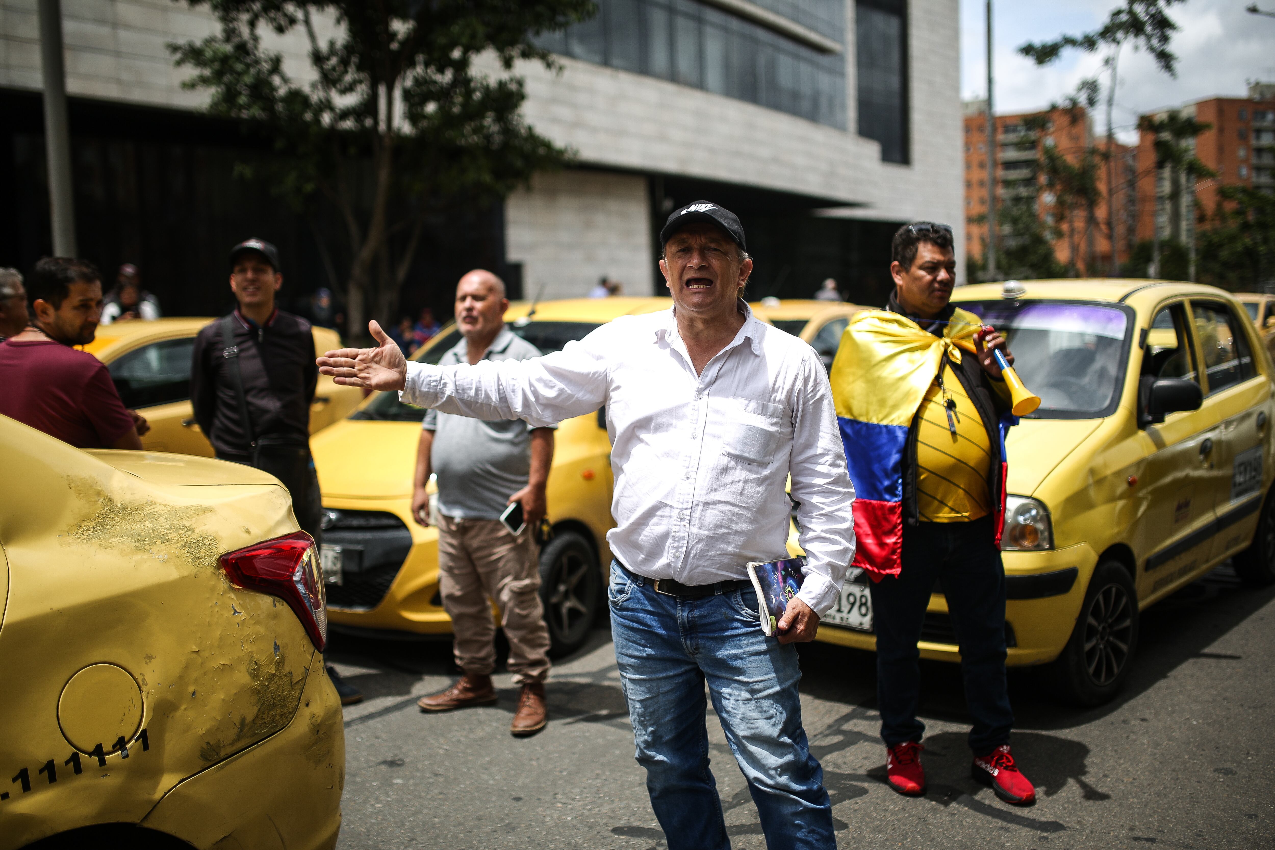 Paro de taxistas  en el centro de Bogotá
Mayo 14 de 2024