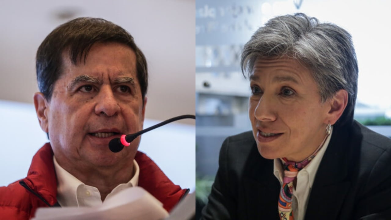 Juan Fernando Cristo y Claudia López.
