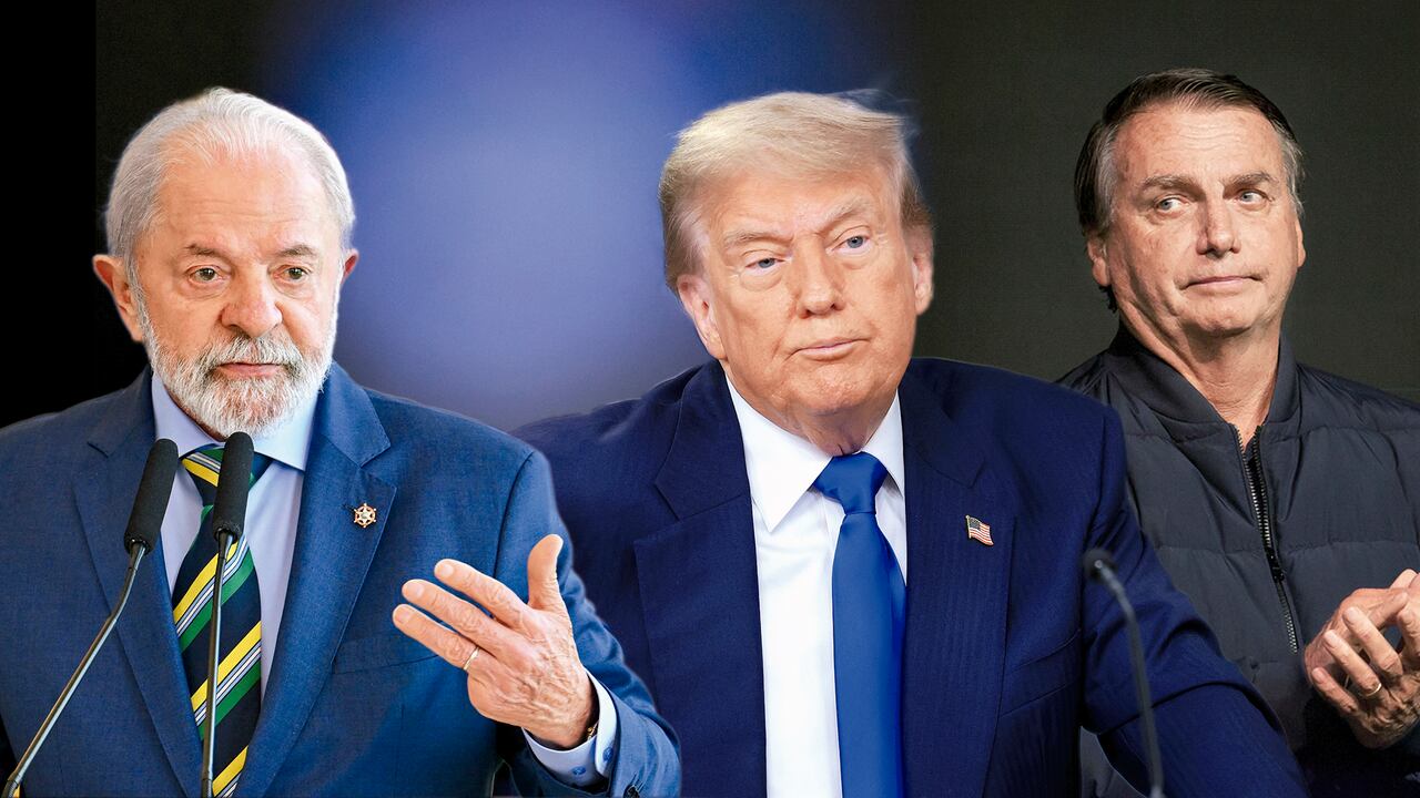 Luiz Inácio Lula da Silva, Donald Trump y Jair Bolsonaro.