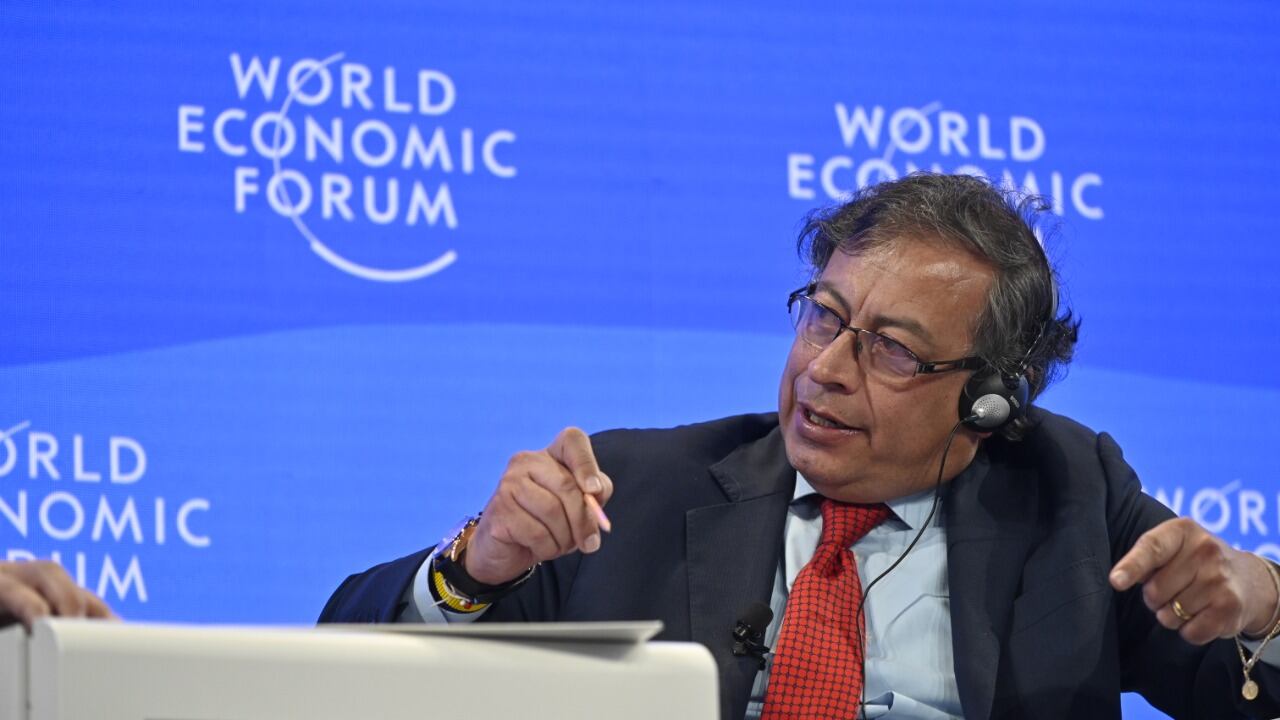 presidente Gustavo Petro en Foro Económico Mundial que se lleva a cabo en Davos. Foto: Cristian Garavito - Presidencia de la República