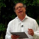 Presidente Gustavo Petro habló sobre el acuerdo nacional y los temas que se abordaron durante la reunión con algunos de los principales empresarios del país. (Foto: captura de video de la Presidencia de Colombia)