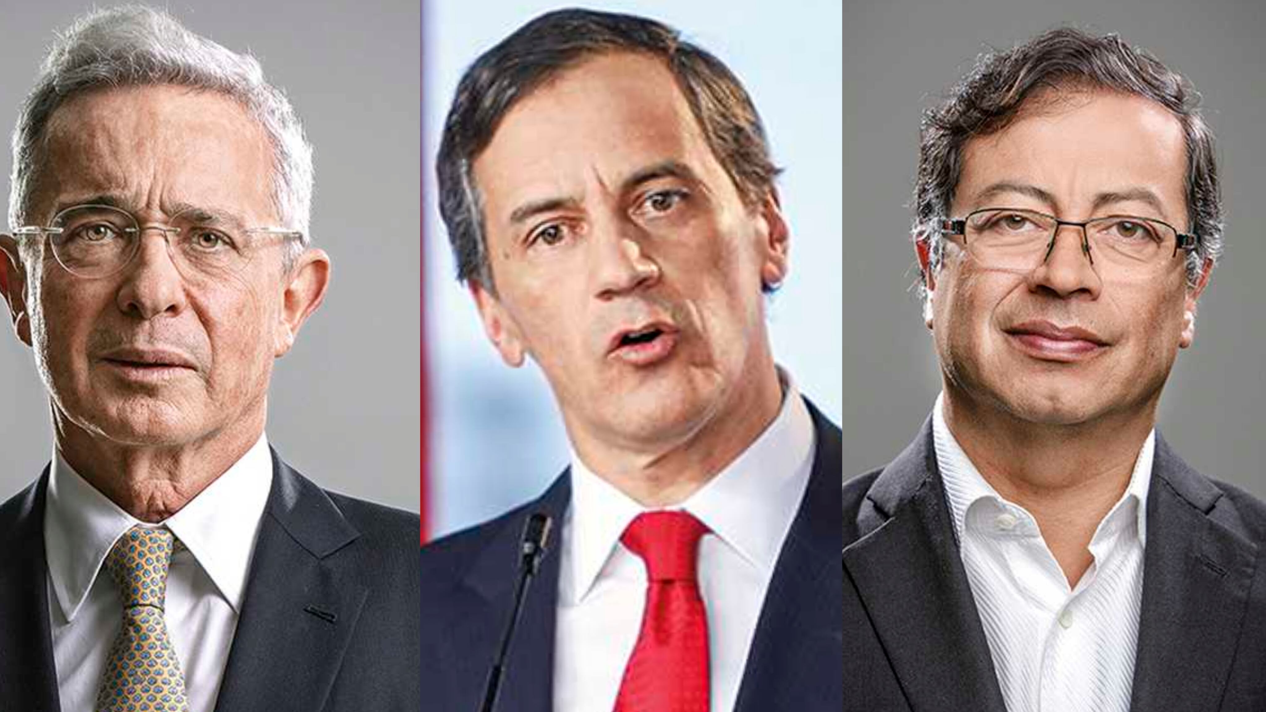 Álvaro Uribe, Rafael Nieto y Gustavo Petro