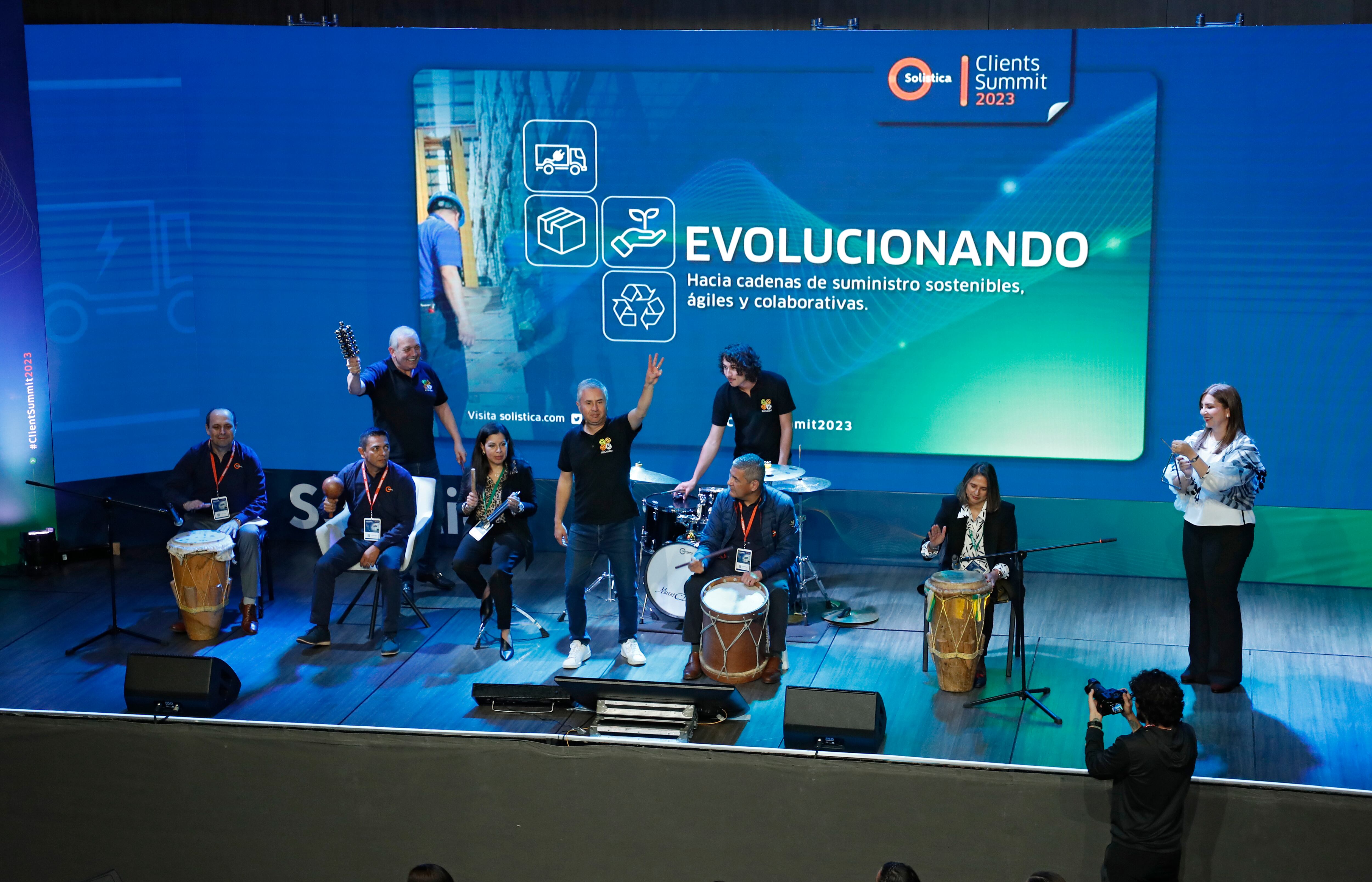 Durante el evento se realizaron actividades para reflexoinar sobre el funcionamiento de la cadena y la importancia del trabajo colaborativo.