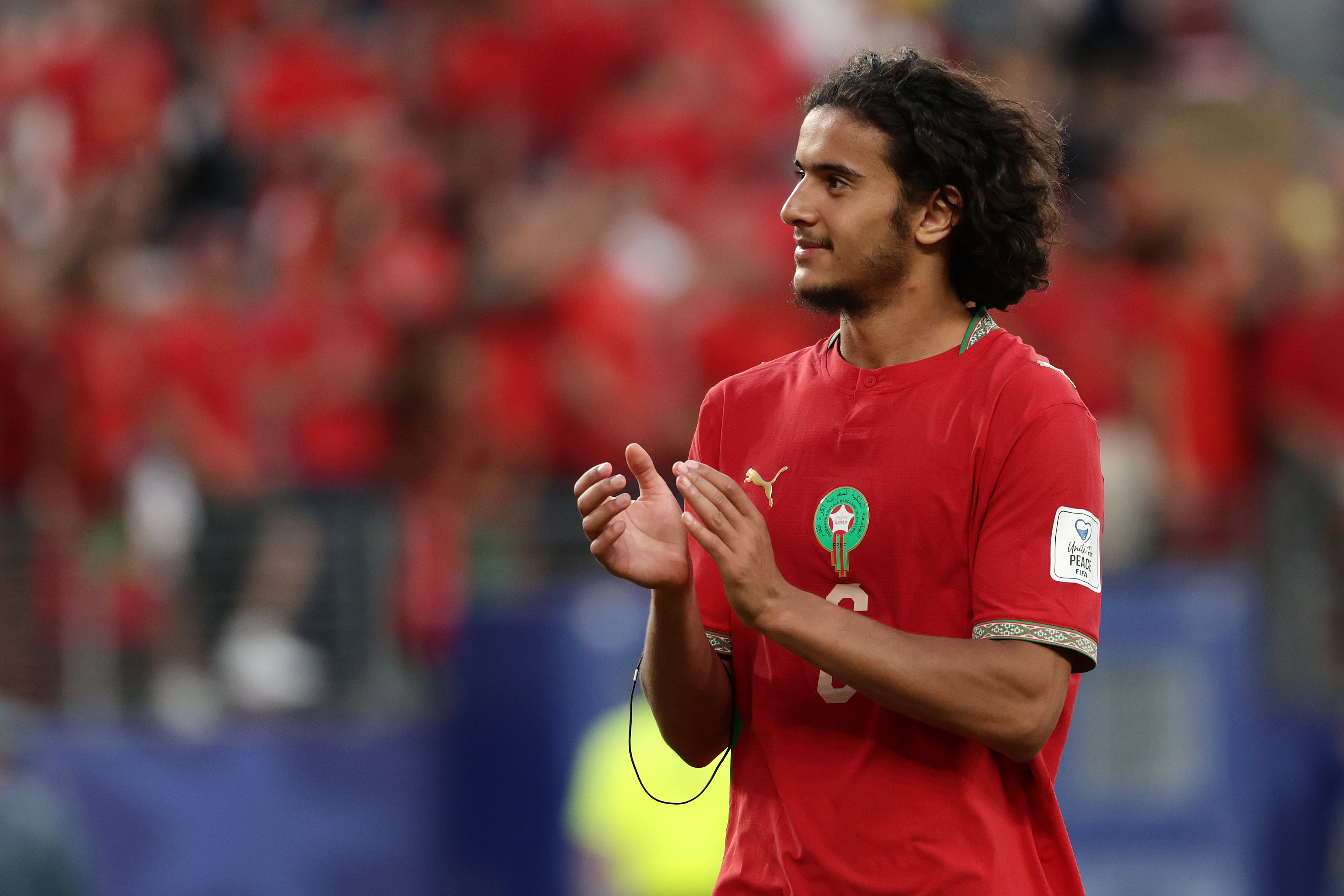 Ayyoub Bouaddi, figura con la Selección de Marruecos en este Mundial 2026.