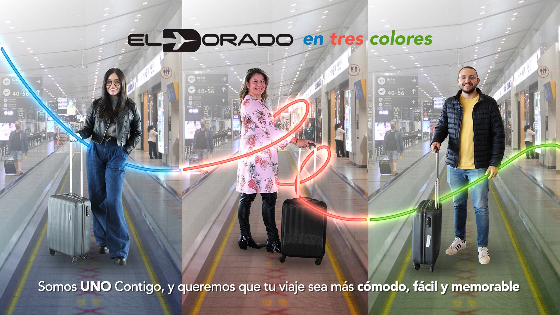 La señalización ahora es con colores y letras.