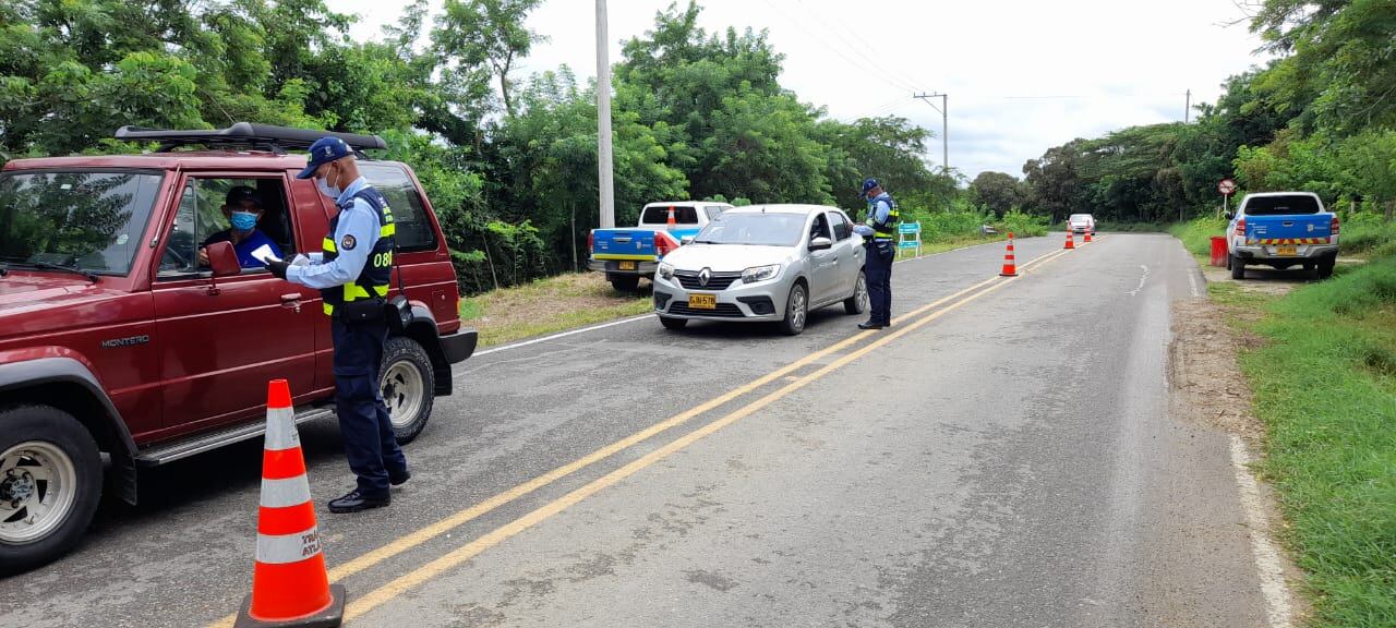 Los controles estuvieron durante todo el fin de semana en las principales vías del departamento del Atl.