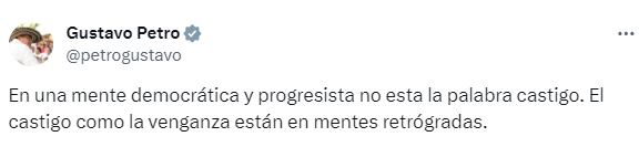 El presidente Gustavo Petro le respondió a Federico Gutiérrez