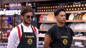 Juan Pablo Barragán y Karoll Márquez en 'MasterChef