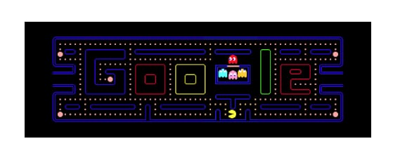 Doodle interactivo de Pac-Man.