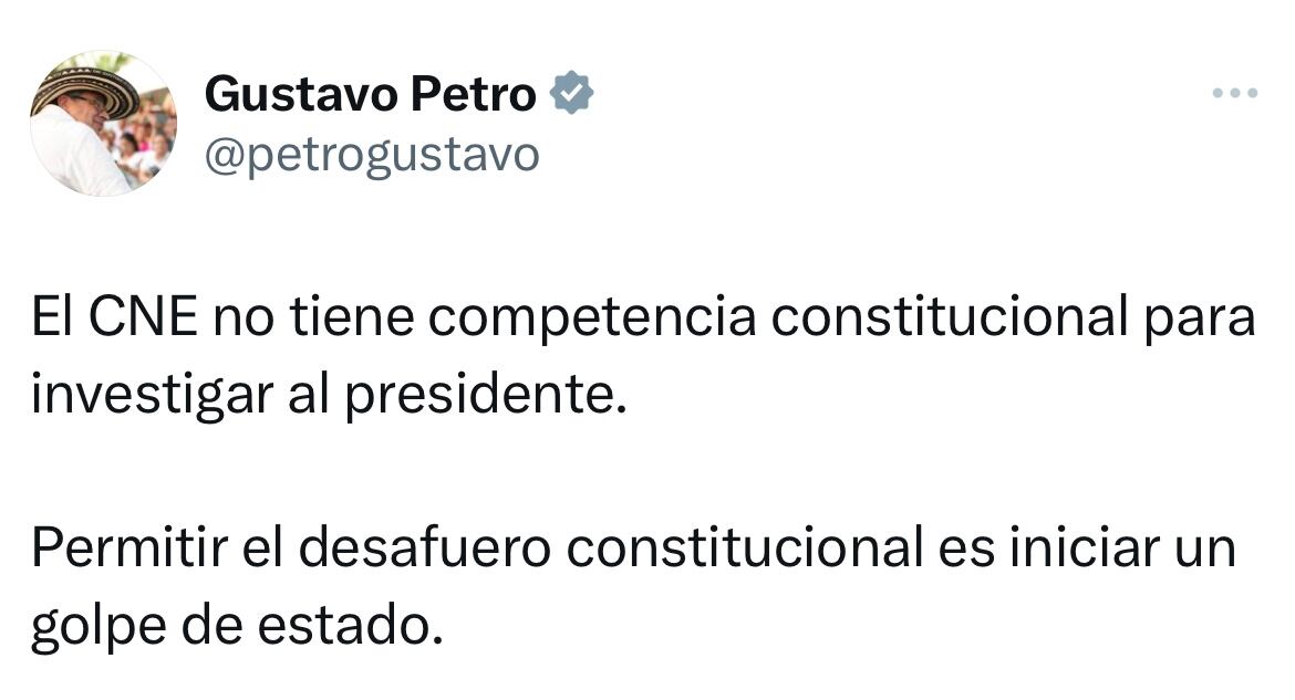 Mensaje presidente Gustavo Petro