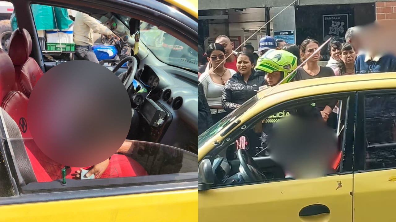 Así quedó la zona después de lo que fue el ataque al taxista.
