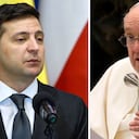 El presidente de Ucrania tuvo una conversación telefónica con Su Santidad.