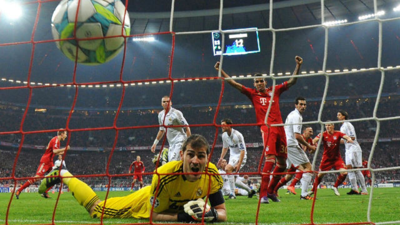 El gol del francés Frank Ribery abrió el partido.