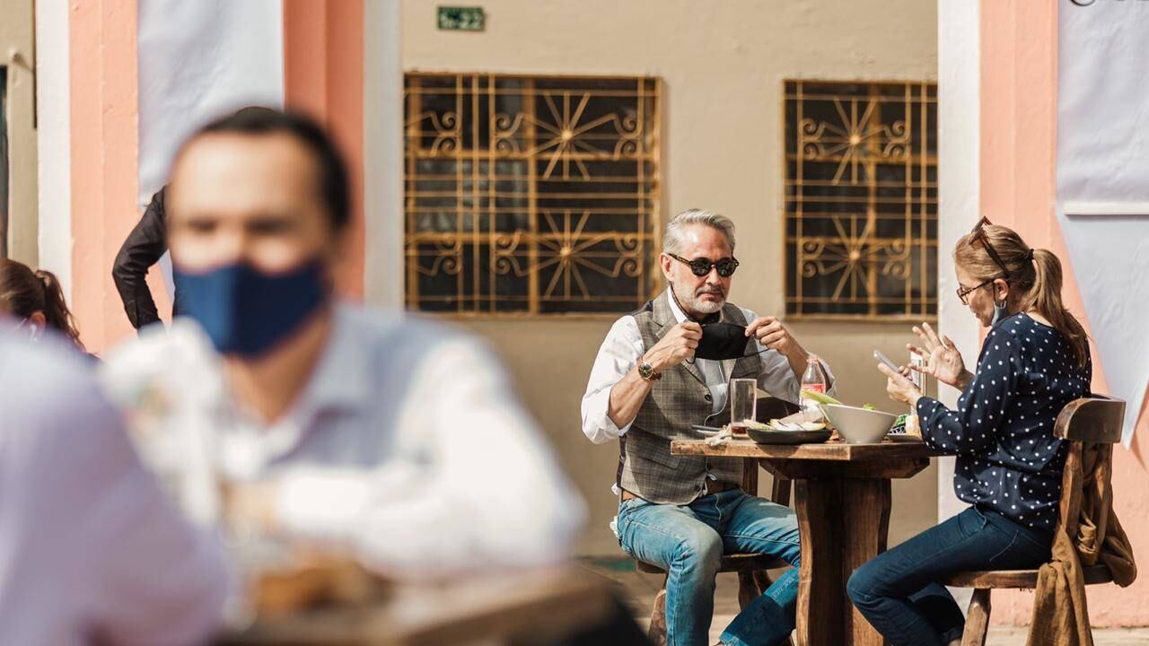 Reapertura de restaurantes en Bogotá.