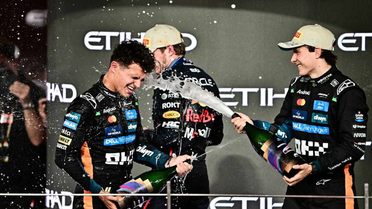 Lando Norris acabó tercero en Abu Dabi y se quedó con el mundial de Fórmula 1.