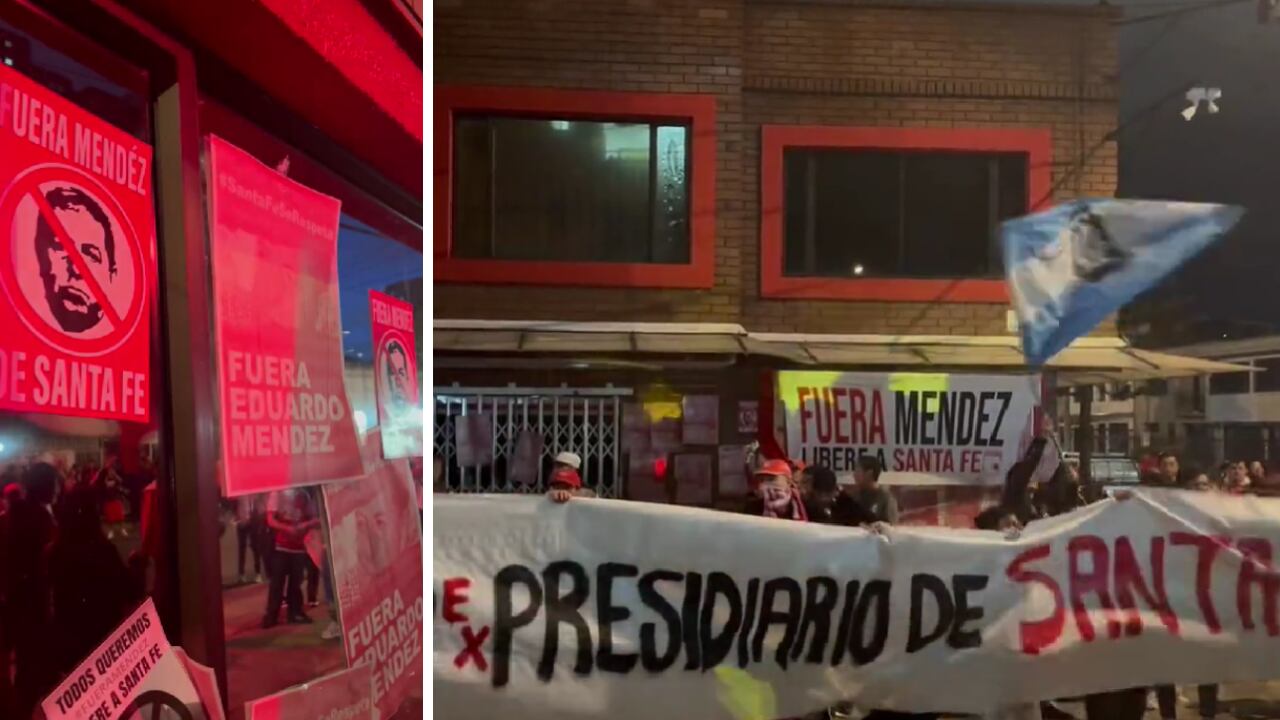 Afición de Independiente Santa Fe pidió la salida de Eduardo Méndez