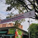 Valla publicitaria que enreda a la Alcaldía de Medellín.