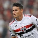 James Rodríguez debutó con su nuevo club ante Flamengo.
