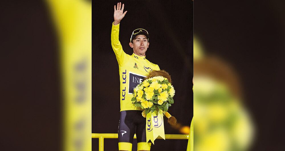 Egan Bernal, ciclista colombiano.