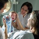 bebé, recién nacido, parto, familia, mamá, papá, madre, padre