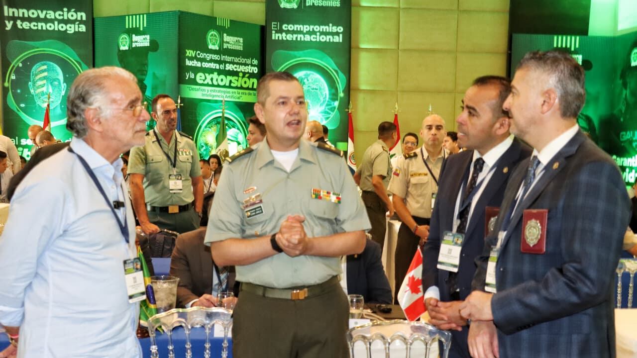 Congreso Internacional de Lucha contra el Secuestro y la Extorsión en Barranquilla.