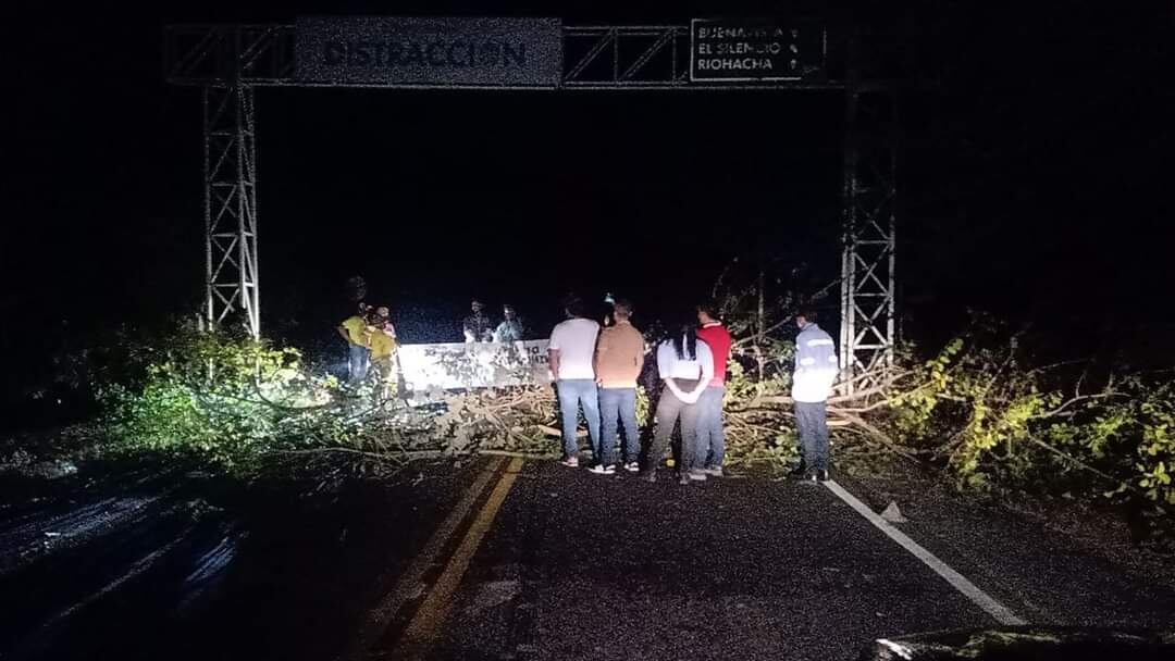 Bloquearon vías de este departamento.
