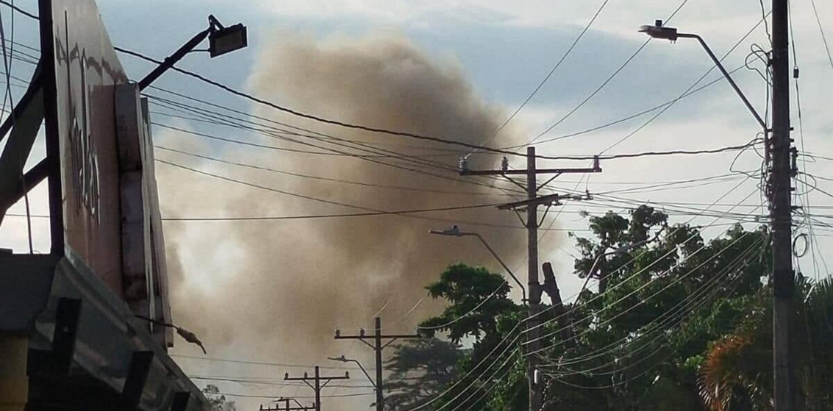 Las cargas explosivas fueron detonadas por las Fuerzas Militares.