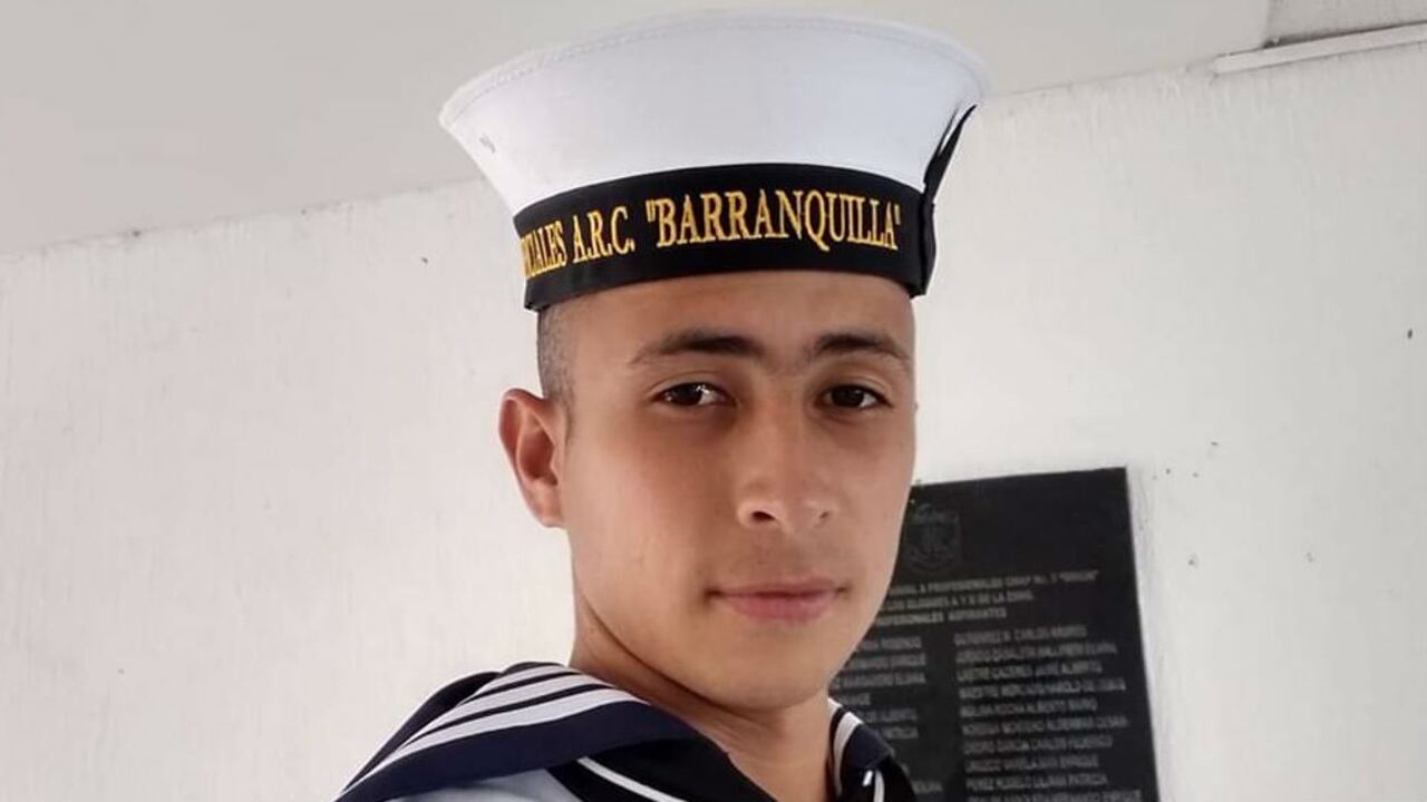 Marinero Jhonatan Chavarría/Foto: suministrada a SEMANA