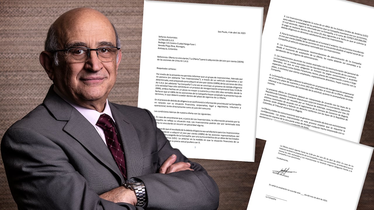 Germán Efromovich hizo porpuesta por Ultra Air.