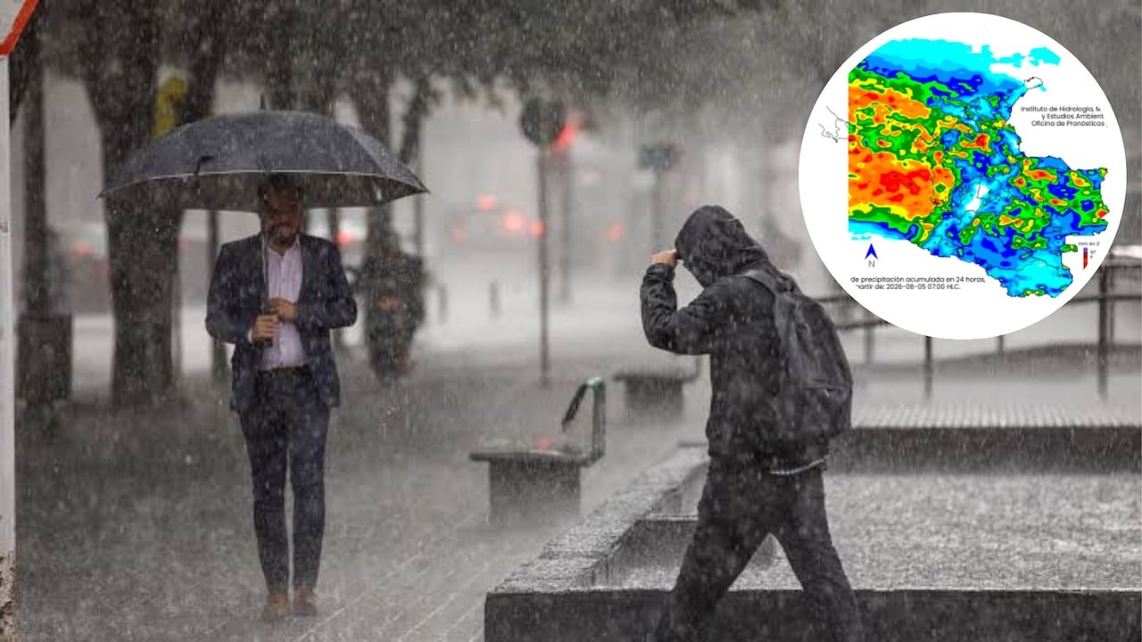 Ideam reporta lluvias para la primera semana de agosto.