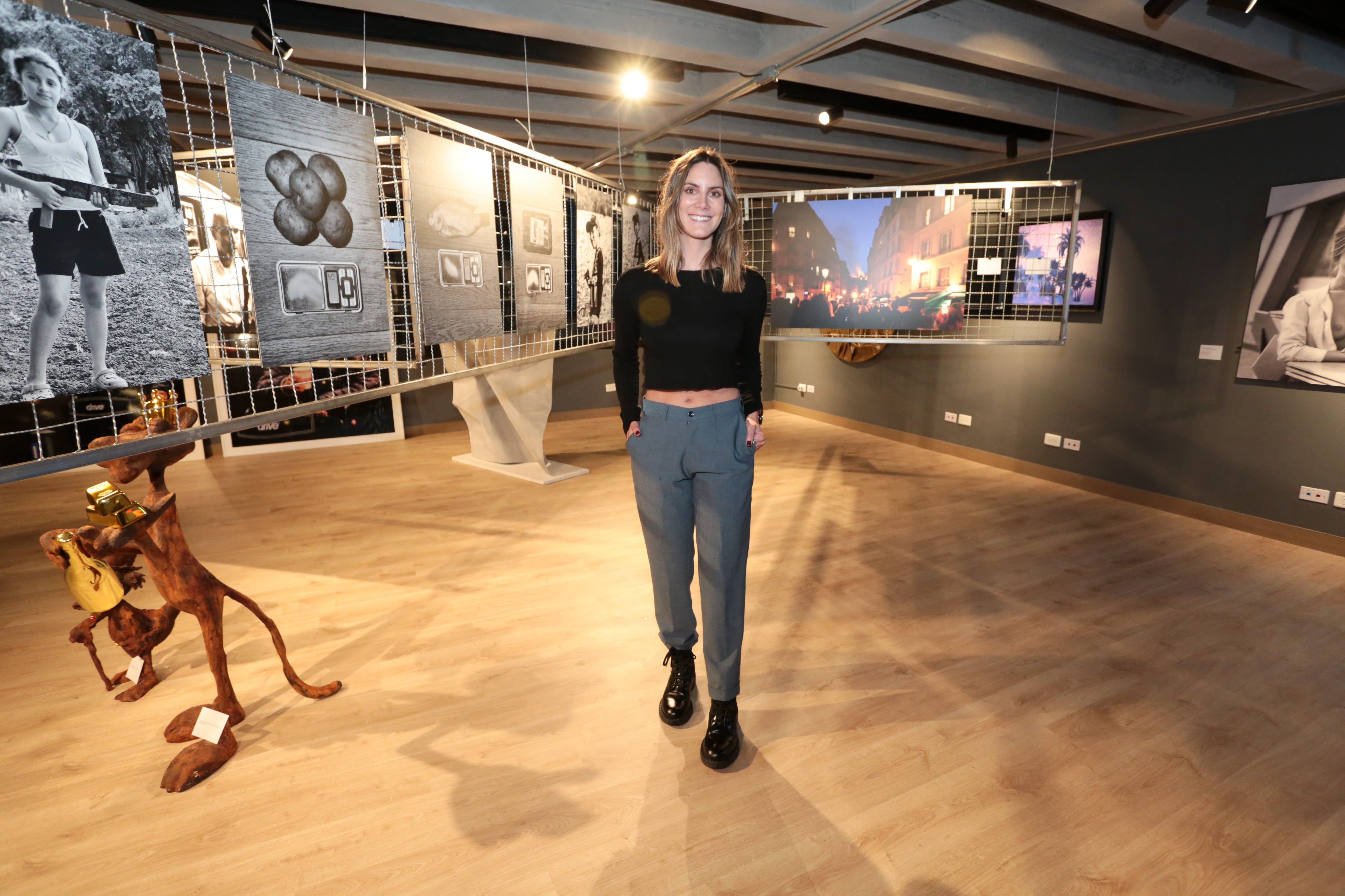 Patricia Olarte, subgerente de Telas & Tonos, lideró la creación de Go•Ho, la galería de arte con sentido.