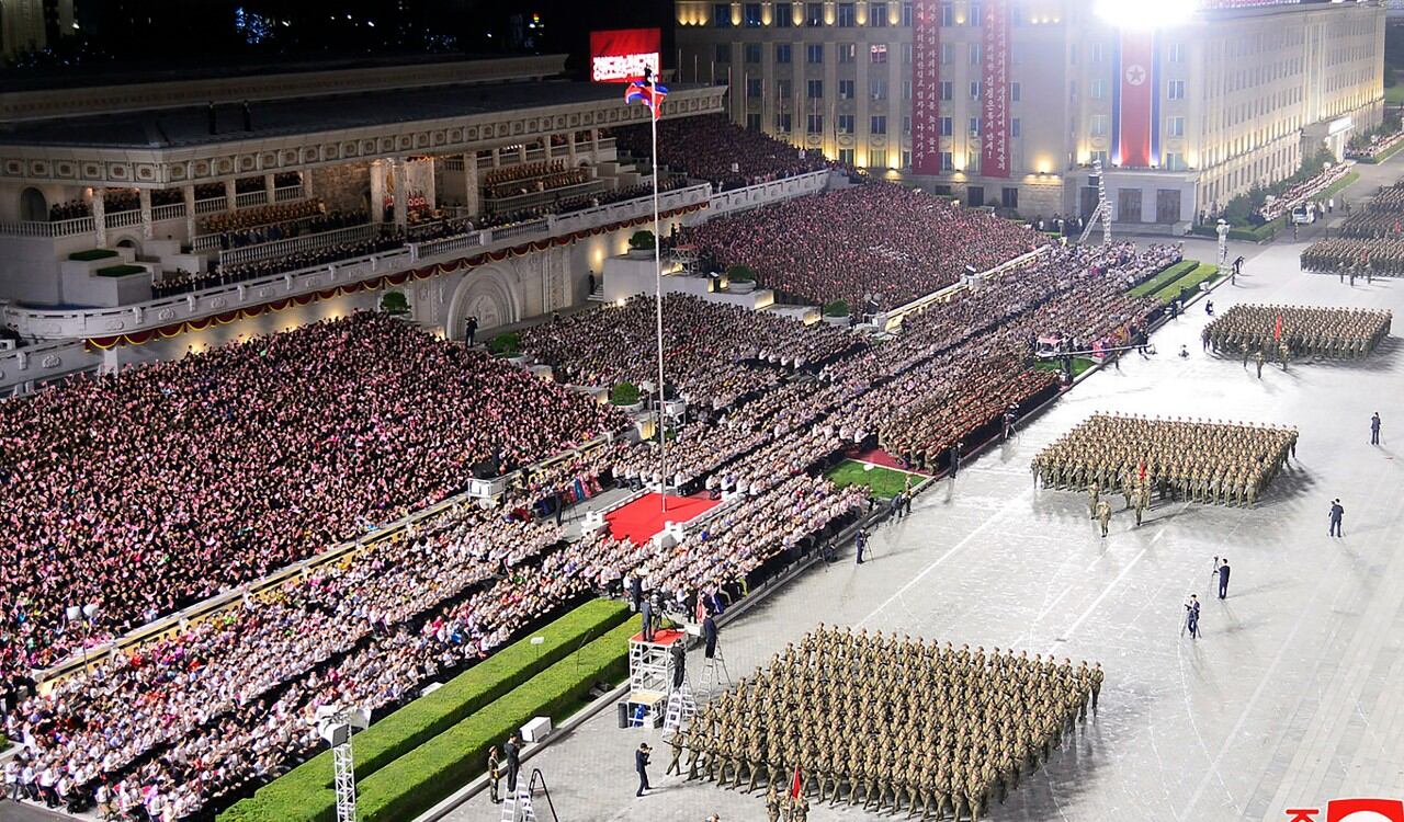 Un gran ejército es conformado por los ciudadanos de Corea del Norte