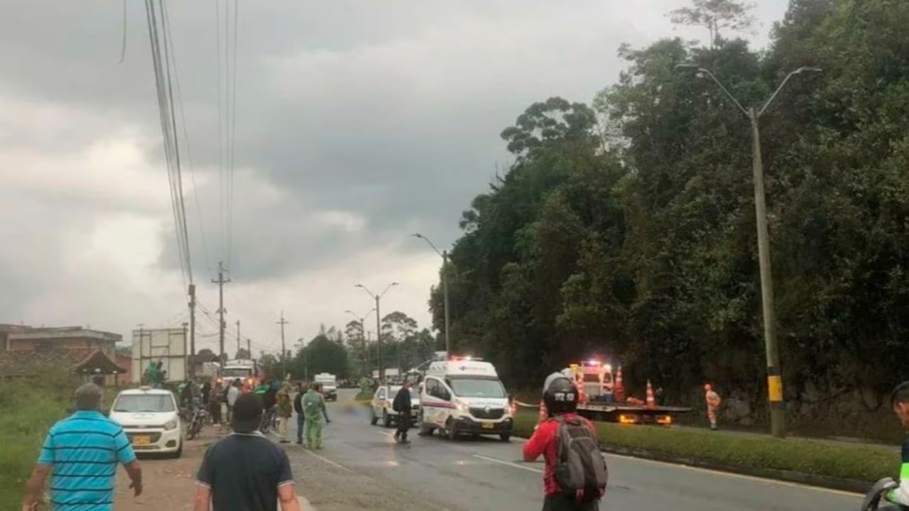 Accidente vía Medellín - Bogotá dejó un fallecido
