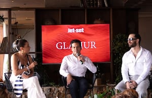 Juan Pablo Socarrás, Mario Hernández y Kika Rocha reflexionaron sobre el nuevo lujo en el brunch de Jet-Set en Colombiamoda.