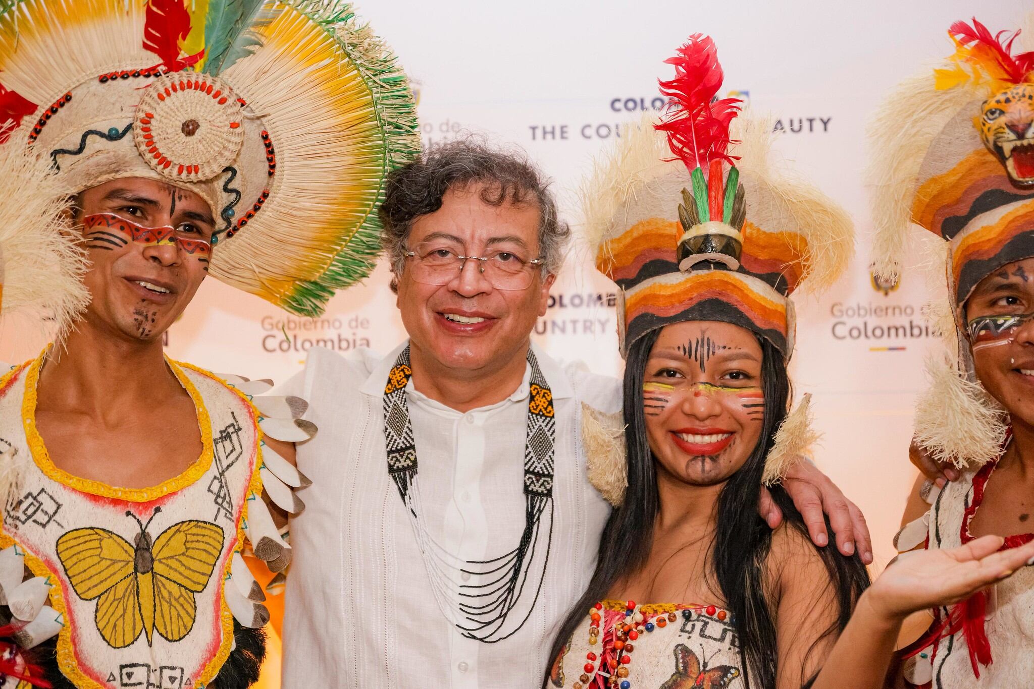 El presidente, Gustavo Petro, durante su gira en Japón