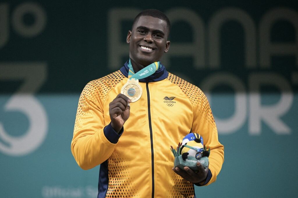 Jhonatan Rivas, pesista colombiano.