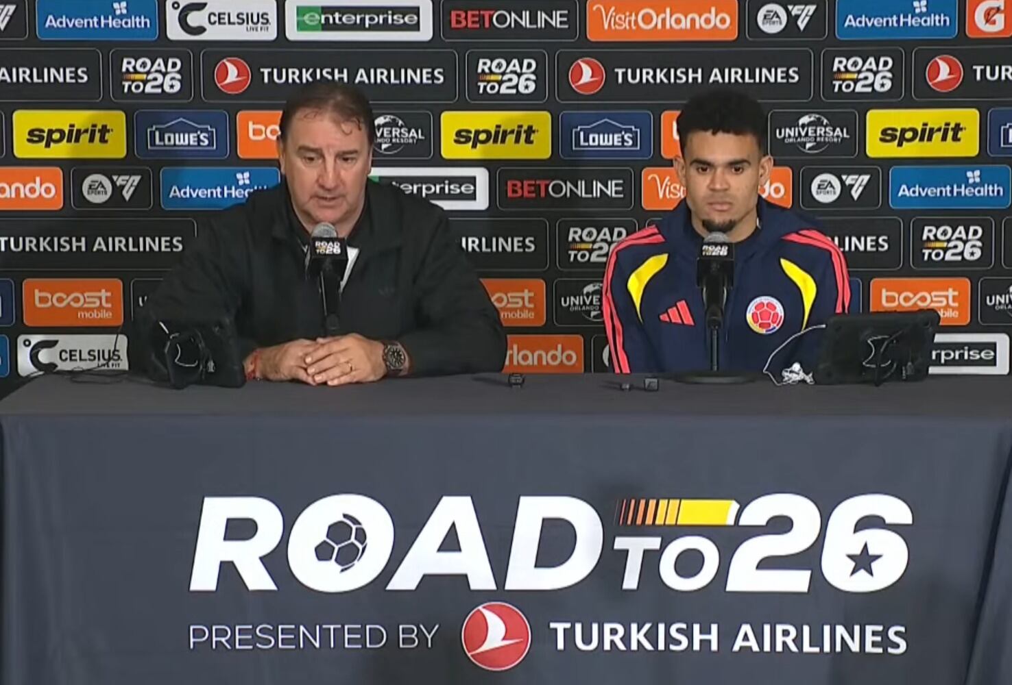 Rueda de prensa de la Selección Colombia